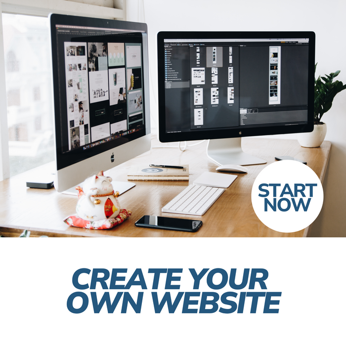 Create Your Own Website Online Certificate Course