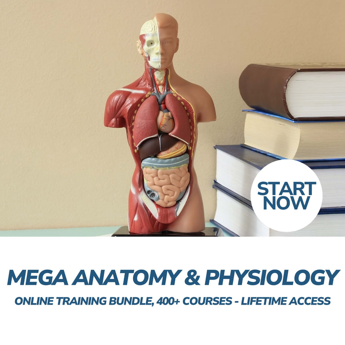 Mega Anatomy and Physiology Online Training Bundle, 400+ Courses - Lifetime Access