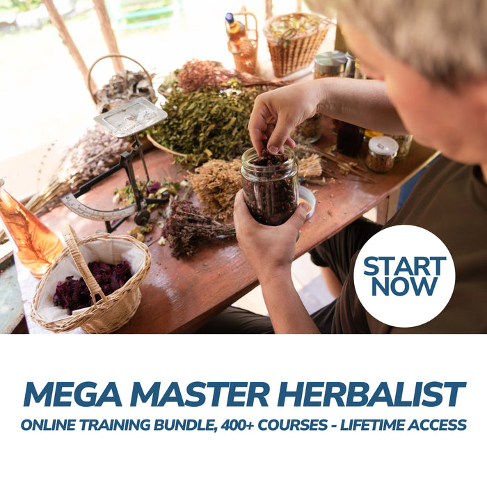 Mega Master Herbalist Online Training Bundle, 400+ Courses - Lifetime Access