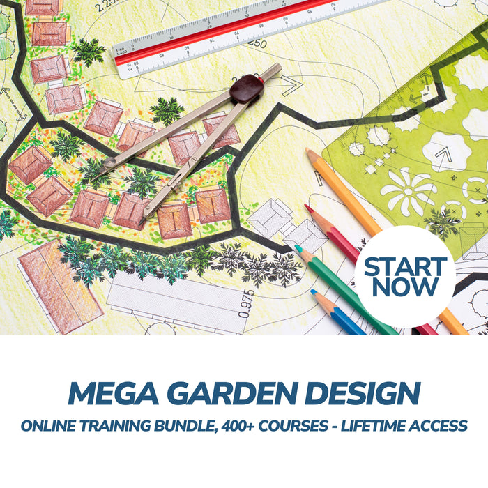 Mega Garden Design Online Training Bundle, 400+ Courses - Lifetime Access